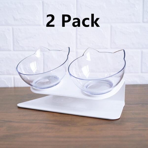 Elevated Double Cat Feeder for Cervical Health - Image 4