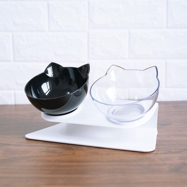 Elevated Double Cat Feeder for Cervical Health - Image 10
