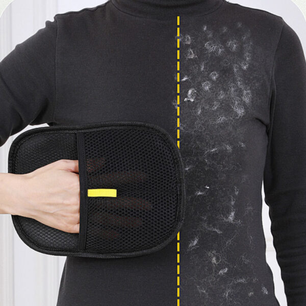 Gentle Pet Hair Remover Glove for All Coat Types - Image 6
