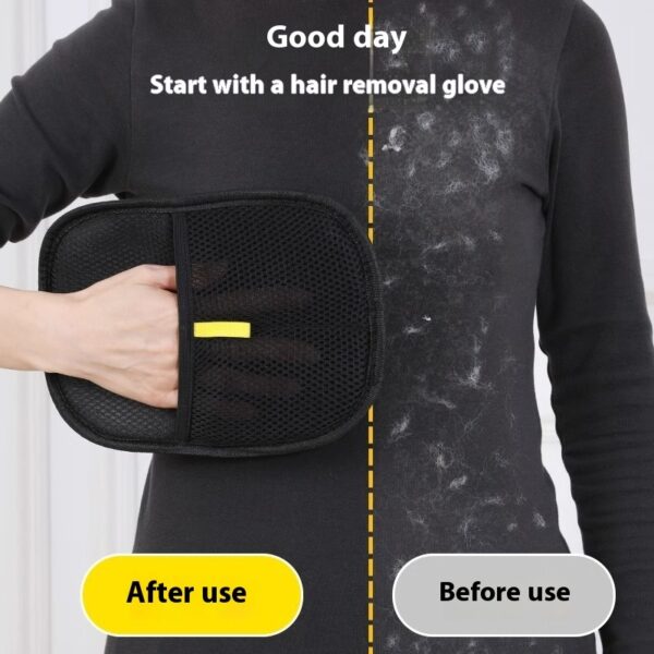 Gentle Pet Hair Remover Glove for All Coat Types - Image 9