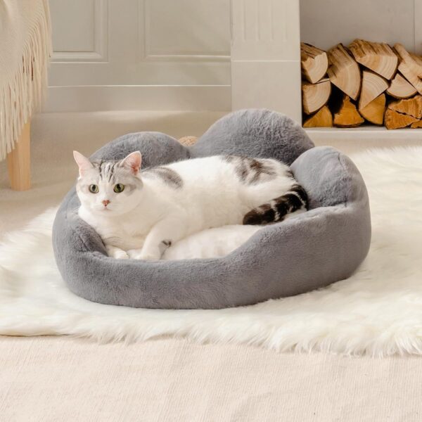 Fluffy Washable Cat and Puppy Bed - Image 7