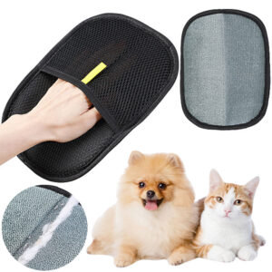 Gentle Pet Hair Remover Glove for All Coat Types