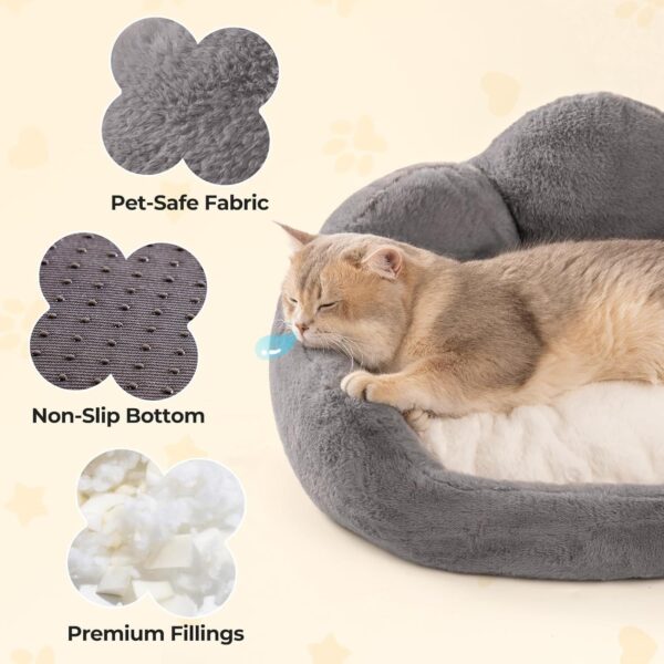 Fluffy Washable Cat and Puppy Bed - Image 6