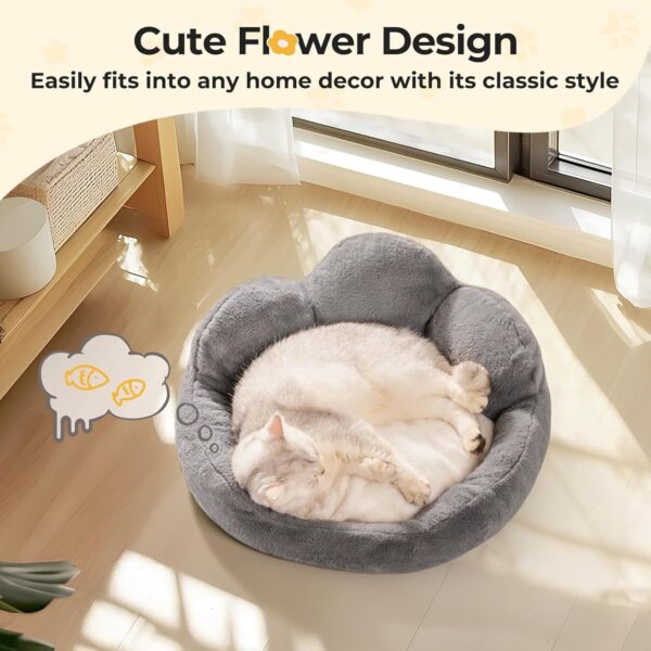 Fluffy Washable Cat and Puppy Bed - Image 2