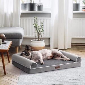 Waterproof Orthopedic Pet Bed in Grey