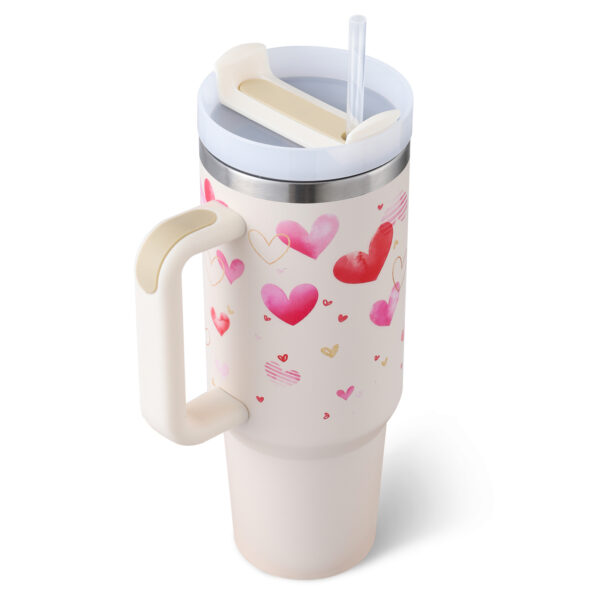 Stainless Steel Spill-Proof Travel Mug - Image 2