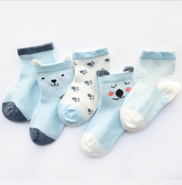 Children's Colorful Summer Sock Set - Image 5