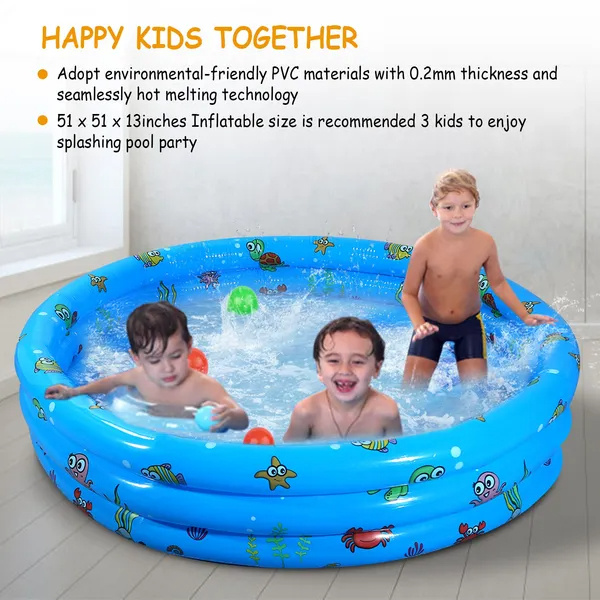 51x13 Inch Foldable Kids Pool