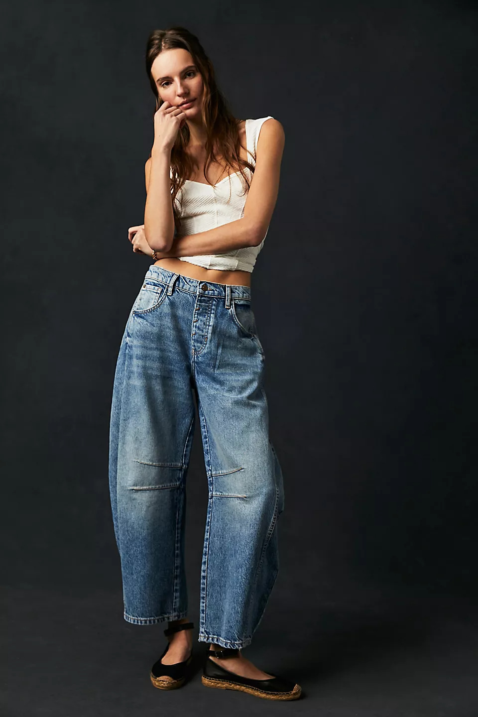 High Stretch Casual Baggy Denim Jeans - Image 6