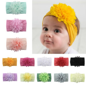 Soft Baby Hair Accessory with Chiffon Flower