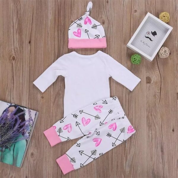 Infant Girl Clothing Set with Romper and Pants - Image 9