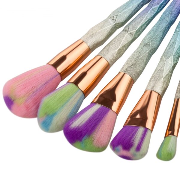 7 Piece Cosmetic Brush Kit for Face and Eyes - Image 8