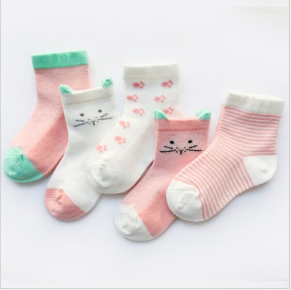 Children's Colorful Summer Sock Set - Image 4