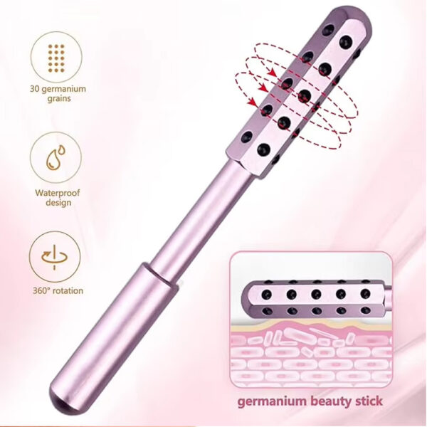 Skin Care Facial Roller with Germanium Beads - Image 9