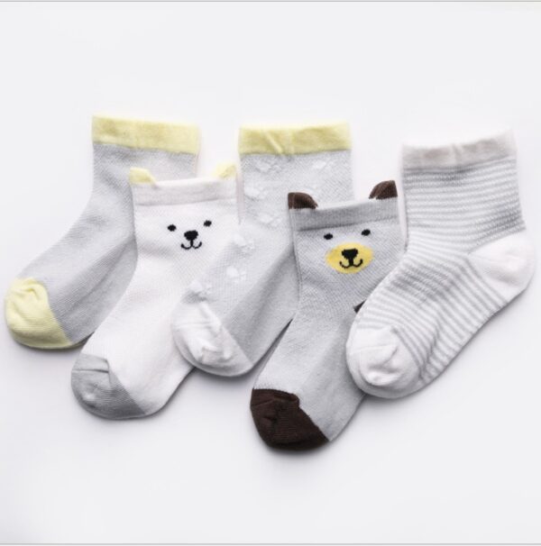 Children's Colorful Summer Sock Set - Image 3