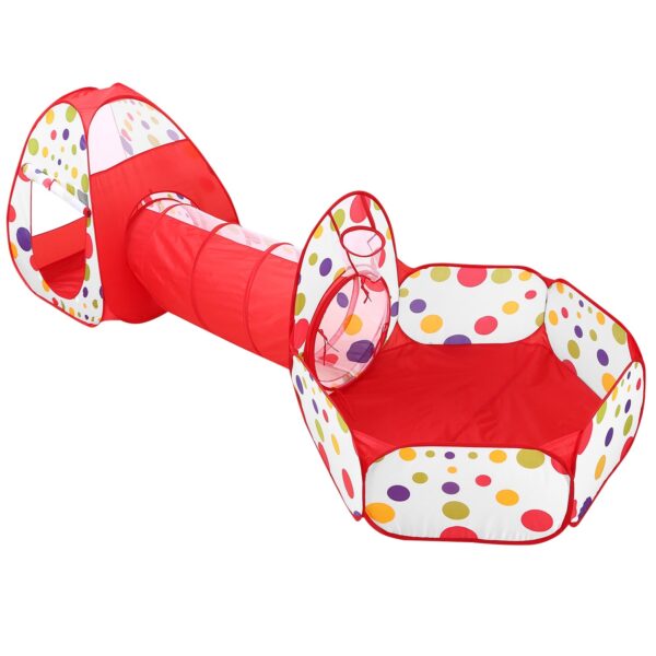 Portable Kids Tunnel Tent for Indoor and Outdoor Use - Image 4