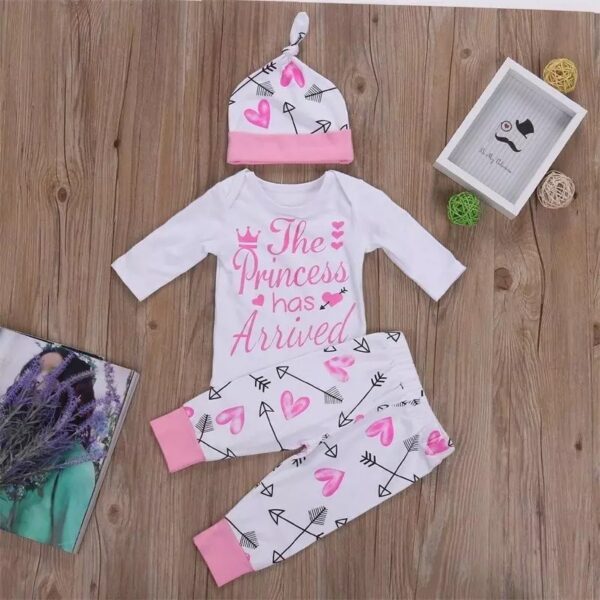 Infant Girl Clothing Set with Romper and Pants - Image 8