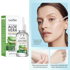 SADOER Aloe Vera Gel – 2-Pack for All Skin Types