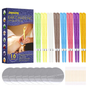 Jaysuing Relaxing Ear Candle Set for Wax Removal