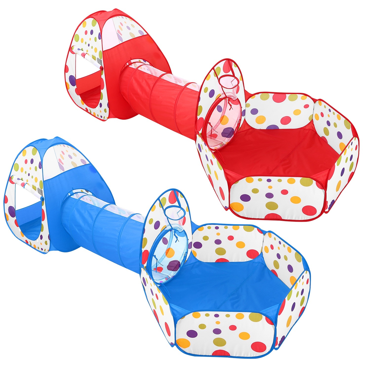 Portable Kids Tunnel Tent for Indoor and Outdoor Use