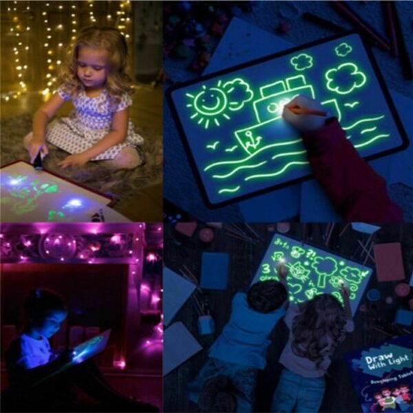 Light-Up Drawing Board with 8 Effects