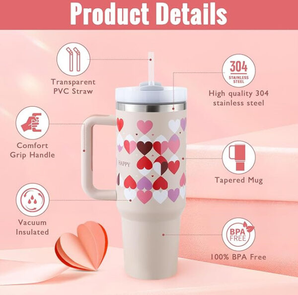 Stainless Steel Spill-Proof Travel Mug - Image 4