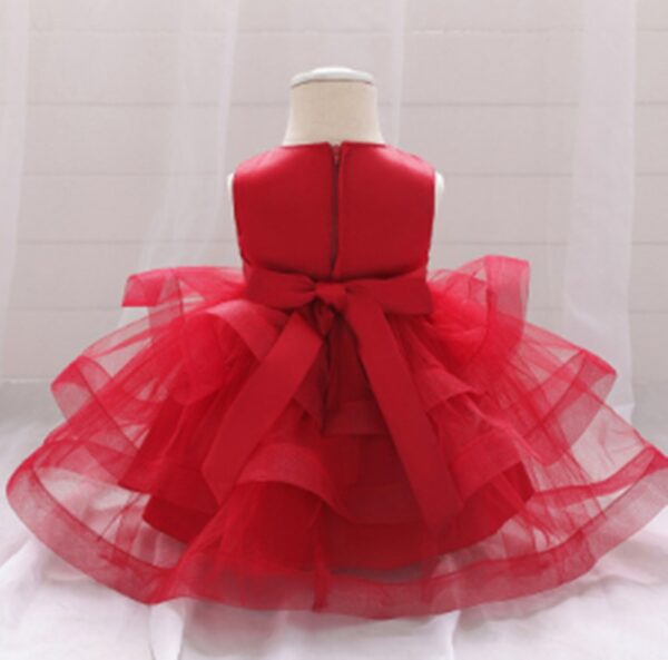 Baby Dress Baby Birthday Skirt Poncho Princess Dress - Image 2