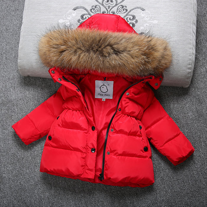 Boys and girls baby down jacket - Image 6