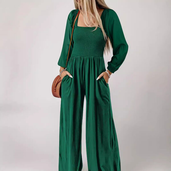Women's Fashion Wide Leg Trousers Simple Commute Style - Image 4
