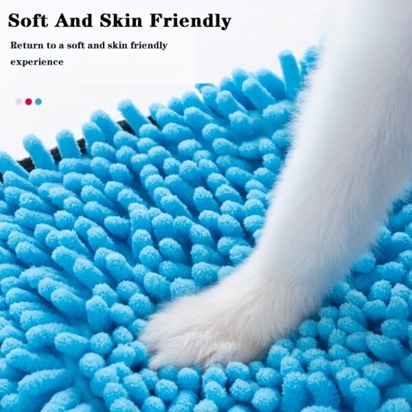 Absorbent Dog Towel, Microfiber Quick Drying Towel Machine Washable With Hand Pockets Pet Towel For Medium Large Dog Super Absorbent Pet Towel Quickly Dry Your Dog Or Cat After Bath Time - Image 5