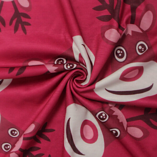 Fashion Casual Santa Printed Long Sleeve Girls Dress - Image 7