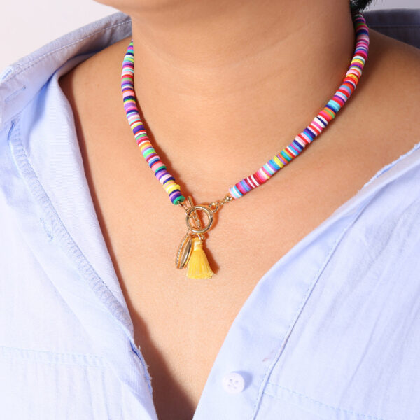 Bohemian Shell Necklace Female Tassel Wild Sweet Necklace - Image 3