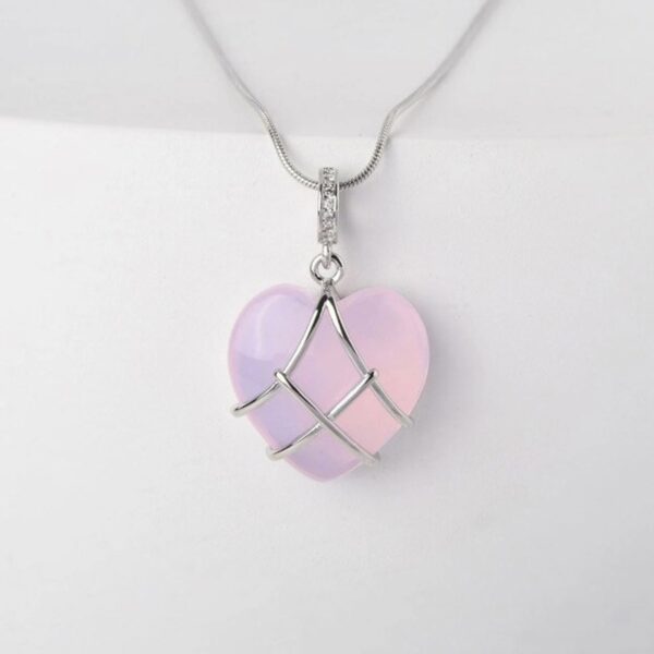 Fashion Moonstone Necklace For Cartoon Princess Love Girl Necklace Novelty Jewelry - Image 5