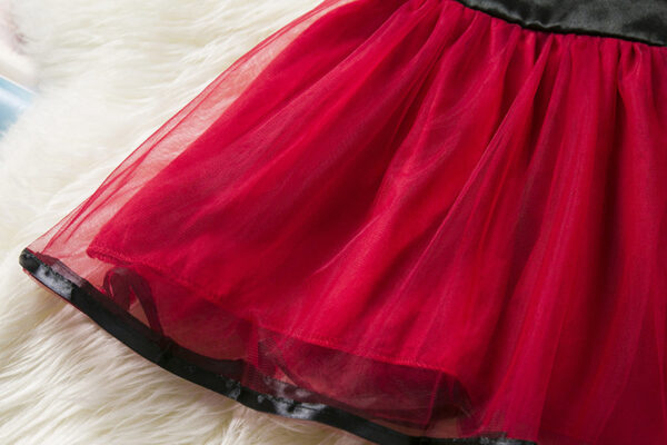 Sleeveless Vest Polka Dot Bow Princess Dress - Image 7