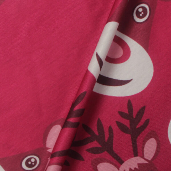 Fashion Casual Santa Printed Long Sleeve Girls Dress - Image 9