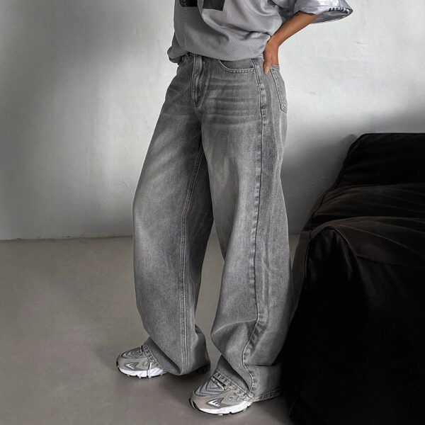 Loose Spring And Autumn Long High Waist Drooping Fashion Fashion Pants - Image 2