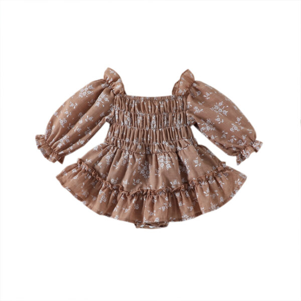 Children's Clothing Baby Girl Floral Dress - Image 4