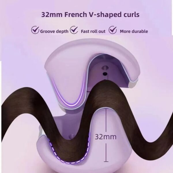 Crimping Hair Styler Wand with 4 Heat Settings - Image 6