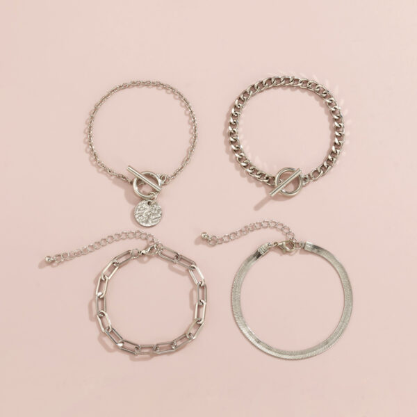 Metal Wind Hollow Chain Bracelet Snake Bone Metal Bracelet - Image 8