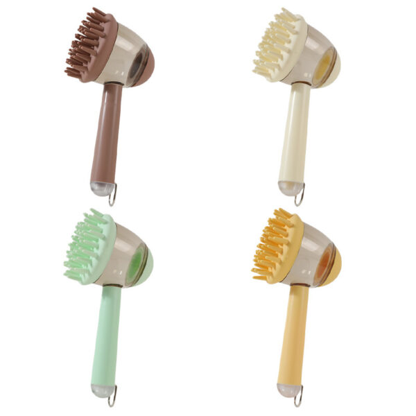 3 In 1 Pets Bath Brush For Dogs And Cats Shower Massage Brush, Depilation Comb And Foaming Tool, Anti-frizz Beauty Brush Pet Products - Image 7