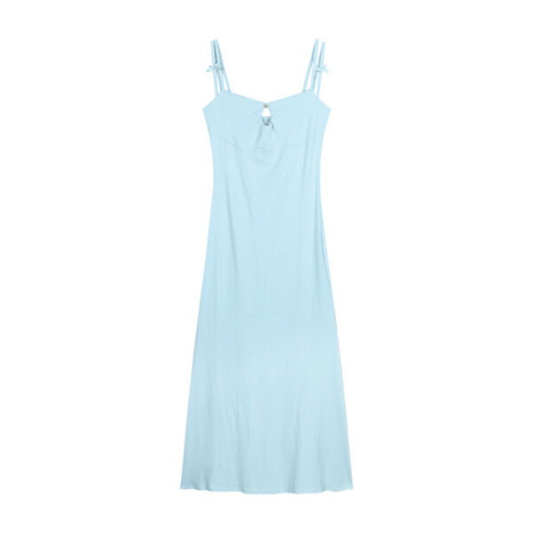 Double-shoulder Strap Sling Waist-tight Slim And Sexy Hip-wrapped Fishtail Dress - Image 6